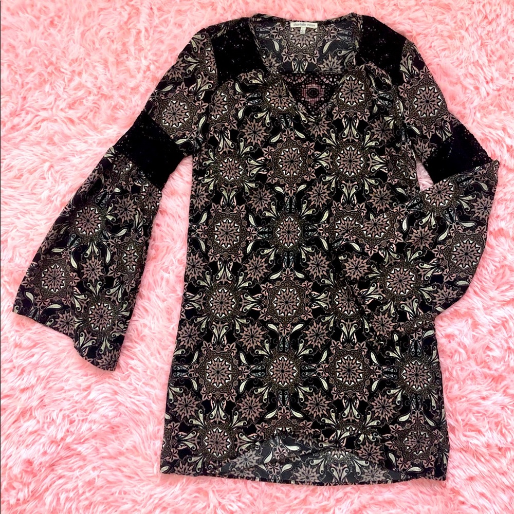 Charlotte Russe bell sleeve dress